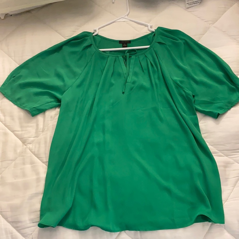 Green Ann Taylor Top